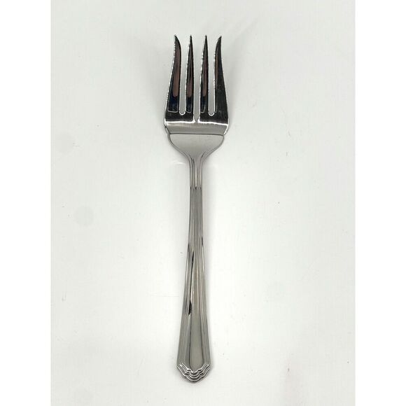 Lenox ARCHWAY 18/10 Stainless Large Cold Meat Serving Fork 9 1/8"  Discontinued - Picture 1 of 6